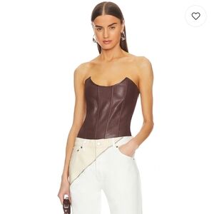 Miaou Dark Brown Leia Corset Size Medium